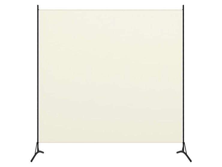 1dílný paraván krémově bílý 175 x 180 cm