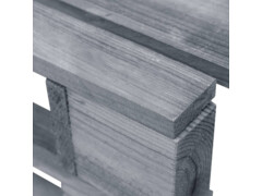 Zahradní taburet z palet šedě impregnované borové dřevo