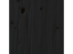  Dílenský stůl černý 78,5 x 50 x 80 cm masivní borové dřevo