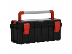  Kufr na nářadí černý a červený 65 x 28 x 31,5 cm