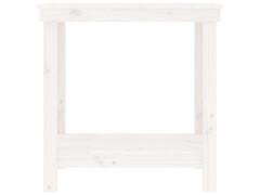  Dílenský stůl bílý 80x50x80 cm masivní borovice