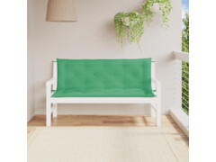  Podušky na zahradní lavici 2 ks zelené 150x50x7 cm látka oxford