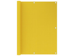 Balkónová zástěna žlutá 120 x 600 cm HDPE