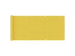 Balkónová zástěna žlutá 75 x 300 cm HDPE