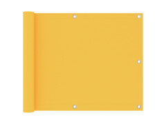 Balkónová zástěna žlutá 75 x 300 cm oxfordská látka