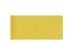 Balkonová zástěna žlutá 75 x 400 cm HDPE