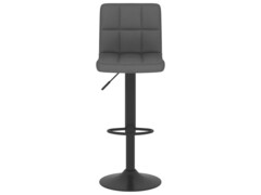 Barové židle 2 ks tmavě šedé textil