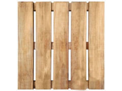 24 ks Terasové dlaždice 50 x 50 cm dřevo hnědé
