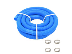 Bazénová hadice se svorkami modrá 38 mm 6 m
