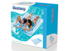 Bestway Dvoumístné nafukovací lehátko do bazénu 43055