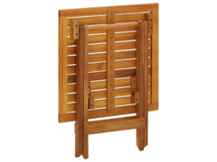 Bistro stolek 46 x 46 x 47 cm masivní akáciové dřevo