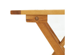 Bistro stolek 46 x 46 x 47 cm masivní akáciové dřevo