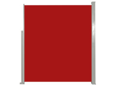 Boční markýza na terasu 180 x 300 cm červená