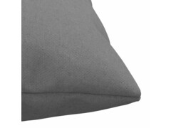 Dekorační polštáře 4 ks šedé 60 x 60 cm textil