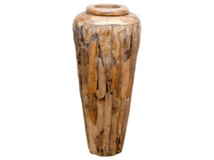 Dekorativní váza 40 x 80 cm masivní teakové dřevo