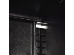 Dílenská skříň s boxem na nářadí ocel 90x40x180 cm červenočerná