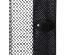 Dveřní závěs proti hmyzu 210 x 100 cm magnetický černý