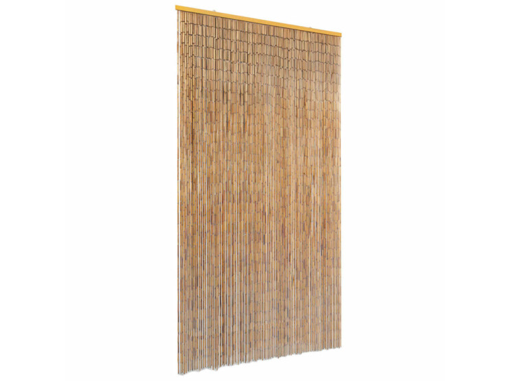 Dveřní závěs proti hmyzu, bambus, 100x220 cm