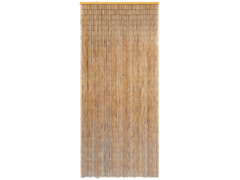 Dveřní závěs proti hmyzu, bambus, 90x220 cm