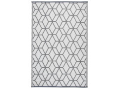 Esschert Design Venkovní koberec 180 x 121 cm šedo-bílý OC25