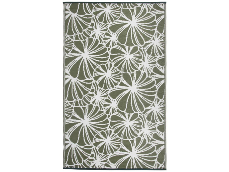 Esschert Design Venkovní koberec 241 x 152 cm květinový vzor OC21