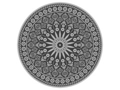 Esschert Design Venkovní koberec průměr 170 cm