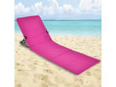HI Skládací plážová podložka PVC růžová