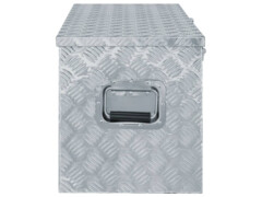 Hliníkový box 110,5 x 38,5 x 40 cm stříbrný