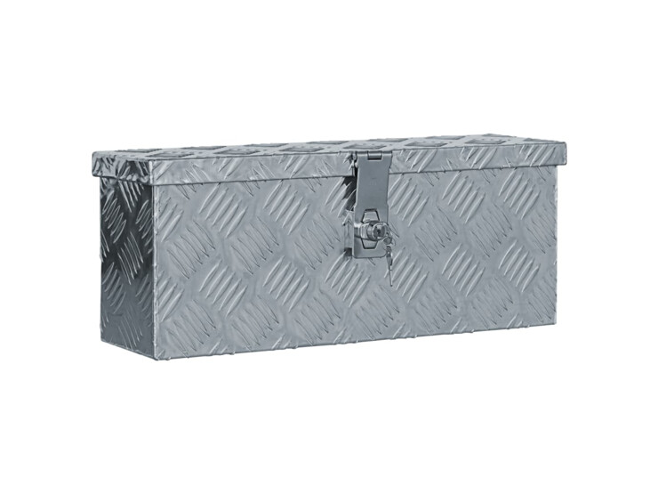 Hliníkový box 48,5 x 14 x 20 cm stříbrný