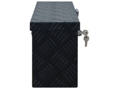 Hliníkový box 485 x 140 x 200 mm černý