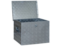 Hliníkový box 610 x 430 x 455 mm stříbrný