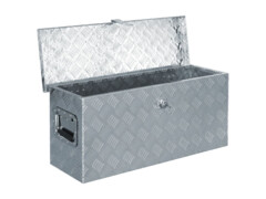 Hliníkový box 76,5 x 26,5 x 33 cm stříbrný