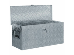 Hliníkový box 80 x 30 x 35 cm stříbrný
