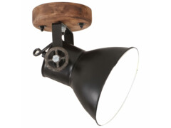Industriální nástěnné/stropní lampy 2 ks černé 20 x 25 cm E27