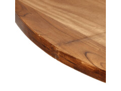 Jídelní stůl kulatý 175 x 75 cm akácie sheeshamový povrch