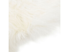 Koberec z islandské ovčí kůže krémový 70 x 110 cm