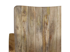 2místná lavice masivní mangovníkové dřevo a ocel