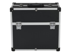 Kufr na nářadí 43,5 x 22,5 x 34 cm černý hliník