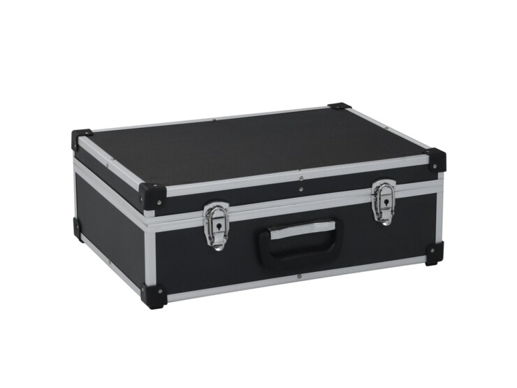 Kufr na nářadí 46 x 33 x 16 cm černý hliník