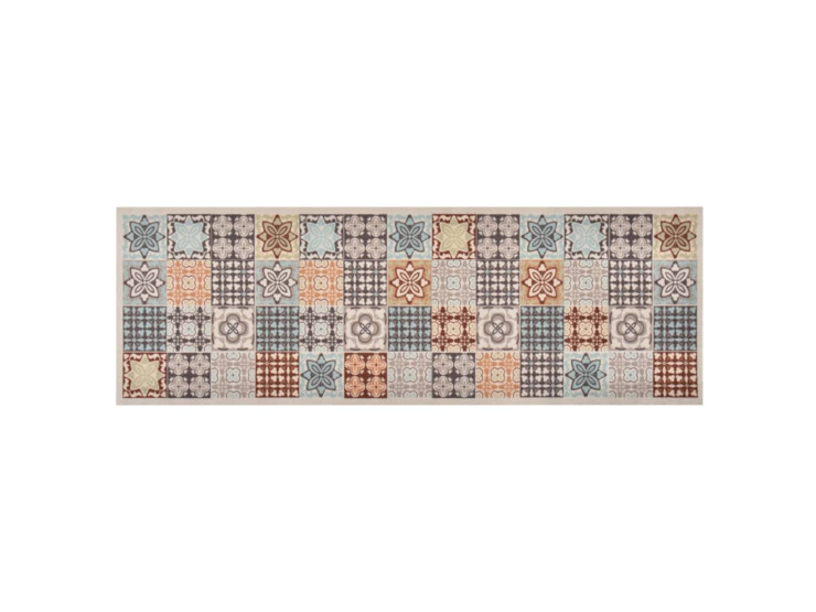 Kuchyňský koberec pratelný barevná mozaika 45 x 150 cm