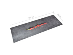 Kuchyňský koberec pratelný Paprička 60 x 180 cm
