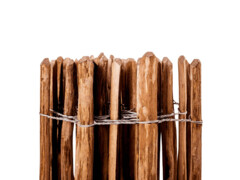 Laťkový plot lískové dřevo 120 x 250 cm