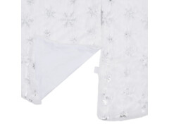 Luxusní podložka pod vánoční stromek bílá 122 cm umělá kožešina