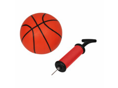 Mini halová sada na košíkovou s košem, míčem a pumpičkou