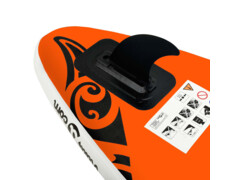 Nafukovací SUP paddleboard 305 x 76 x 15 cm oranžový