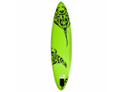 Nafukovací SUP paddleboard 320 x 76 x 15 cm zelený