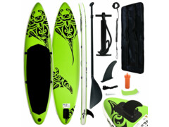 Nafukovací SUP paddleboard s příslušenstvím 366x76x15 cm zelený