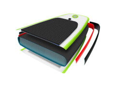Nafukovací SUP paddleboard zeleno-bílý