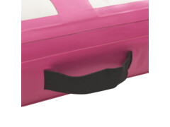 Nafukovací žíněnka s pumpou 200 x 200 x 10 cm PVC růžová