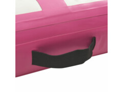 Nafukovací žíněnka s pumpou 200 x 200 x 15 cm PVC růžová